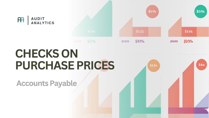 Checks on Purchase Prices