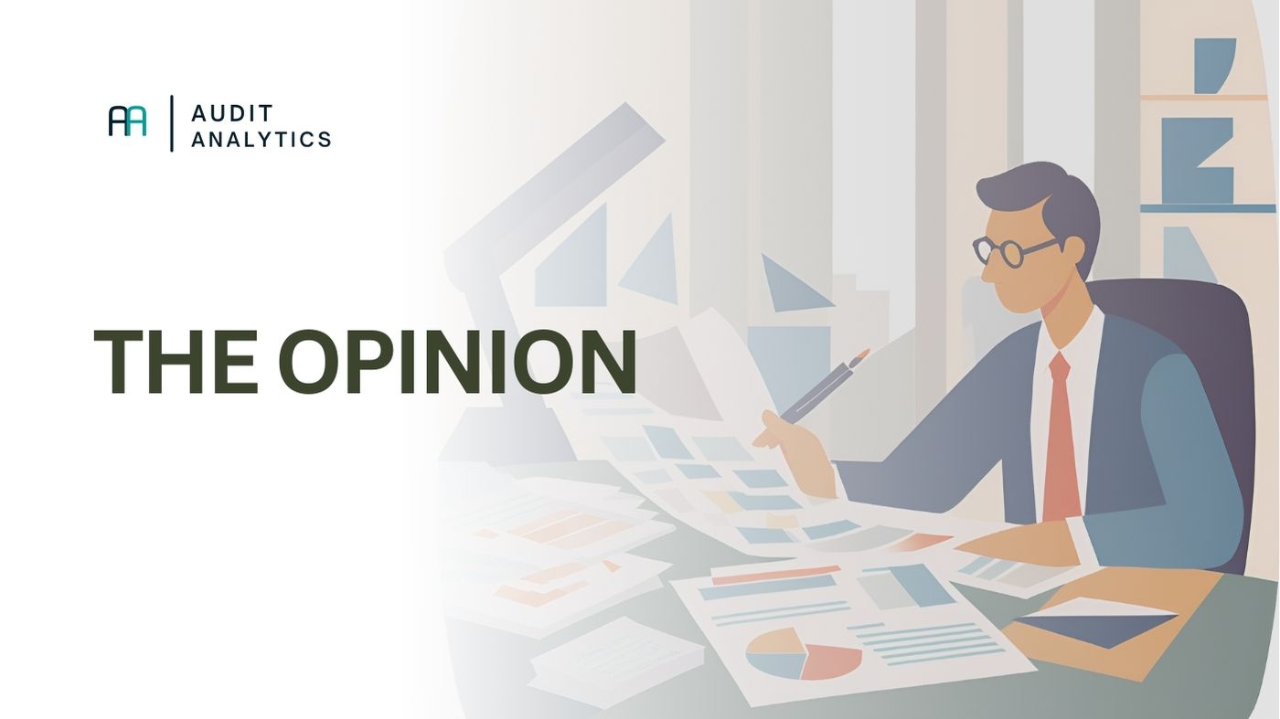 The opinion of an auditor?
